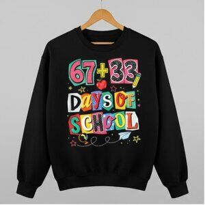 100 Days Of School Coquette Unisex Sweatshirt